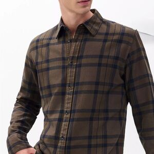 rag & bone Men's Tomlin Plaid Flannel Shirt - XL